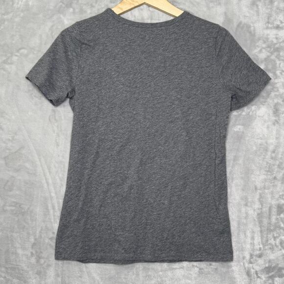 LOFT Lot of 2 T Shirts Red Linen SP Gray Vintage Soft Peacock Graphic - Picture 4 of 16